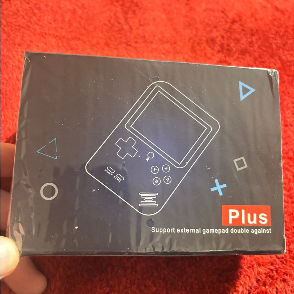 Game Box Plus 400 Games Handheld Game Console - Black. New factory sealed